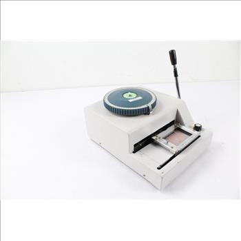 KW PVC Card Manual Embosser Machine