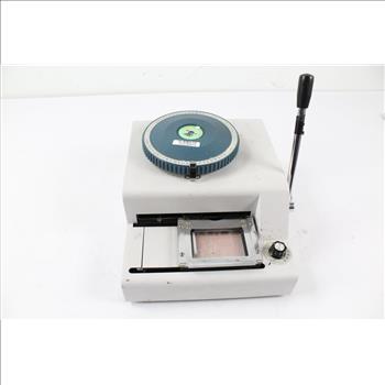 KW PVC Card Manual Embosser Machine