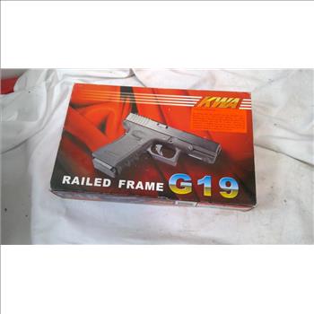 KWA Railed Framed G19 Semiautomatic Combat Air Pistol