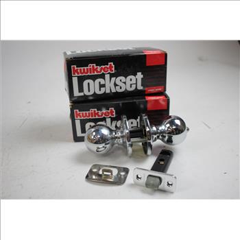 Kwikset Lockset Door Knobs, 2 Pieces
