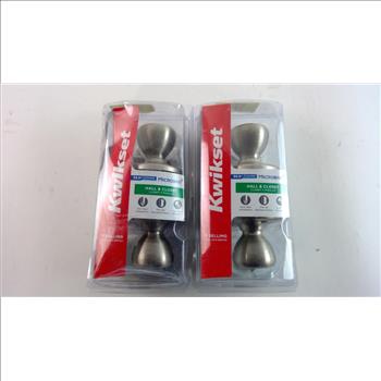 Kwikset Microban Hall & Closet Knob Sets, 2 Sets