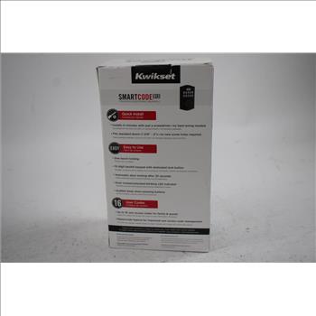 Kwikset Smart Code 913 Touchpad Electronic Deadbolt, 46101-001