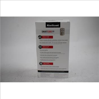 Kwikset Smart Code 913 Touchpad Electronic Deadbolt, 46103-001