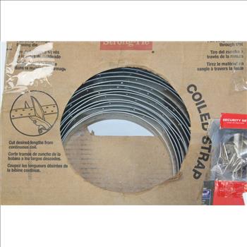 Kwikset Smartkey Securtiy And  Simpson Strong-Tie Galvanized Coiled Strap Cs16