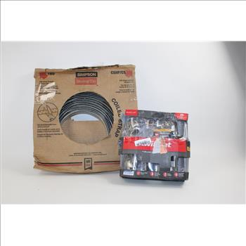 Kwikset Smartkey Securtiy And  Simpson Strong-Tie Galvanized Coiled Strap Cs16