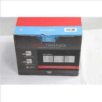 Kwikset Twin Pack, 2 Halifax Lever Sets