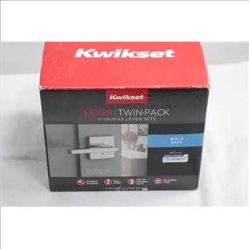 Kwikset Twin Pack, 2 Halifax Lever Sets