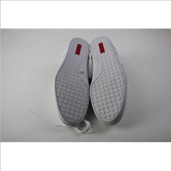 Lacoste Giay Leather White Shoes