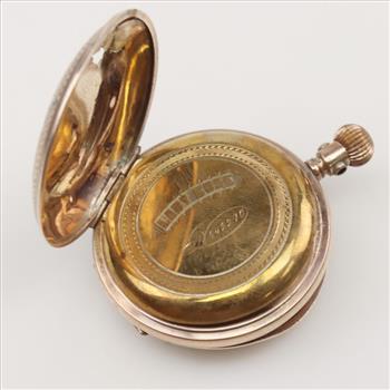 Lady Rose Gold Filled Pocket Watch