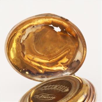 Lady Rose Gold Filled Pocket Watch