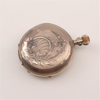 Lady Rose Gold Filled Pocket Watch
