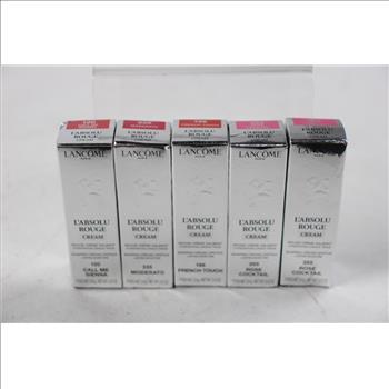 Lancome Shaping Cream Lipstick, 5 Pieces, 4 Different Shades