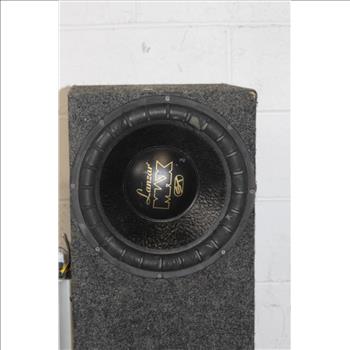Lanzar Amplifier With Box With Lanzar Subwoofers