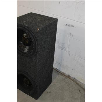 Lanzar Amplifier With Box With Lanzar Subwoofers