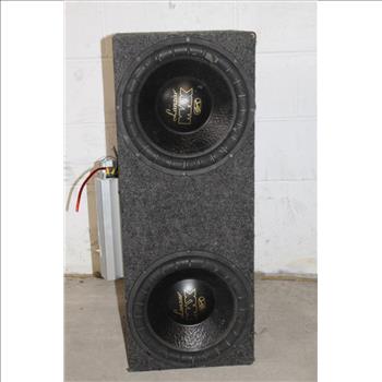 Lanzar Amplifier With Box With Lanzar Subwoofers