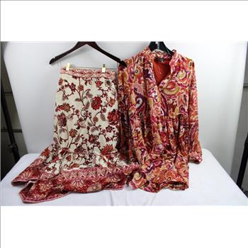 Large Dresses, 4 Pieces - Damaged, Torn