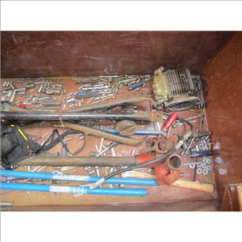 Large Rolling Delta Tool Box With Tools