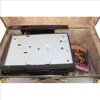 Large Trunk With CD Player, EAS Encoder Decoder & More, 5+ Pieces