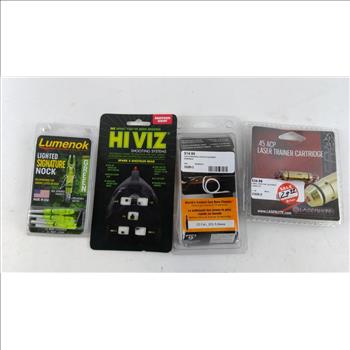 Laserlyte .45 ACP Laser Trainer Cartridge And More, 4 Pieces