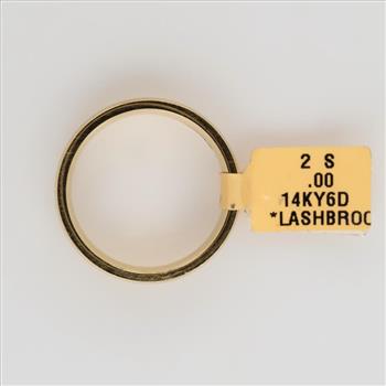 Lashbrook 14kt GP Stainless Steel Band