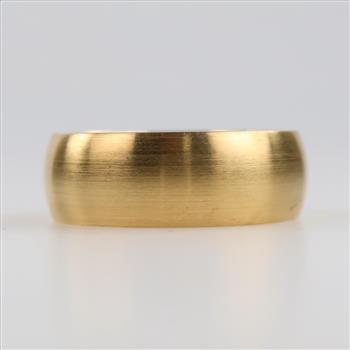 Lashbrook 14kt GP Stainless Steel Wide Band