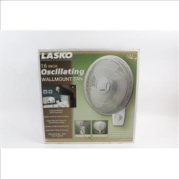 Lasko Oscillating Wallmount Fan