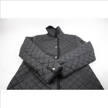 Lauren Ralph Lauren Women's Faux Sherpa Collar Quilted Coat