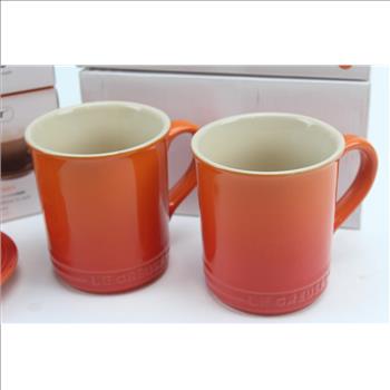 Le Creuset Espresso Cups And Coffee Mugs, 7 Sets