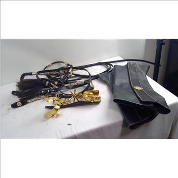 Leather Half Chaps, Spurs And More