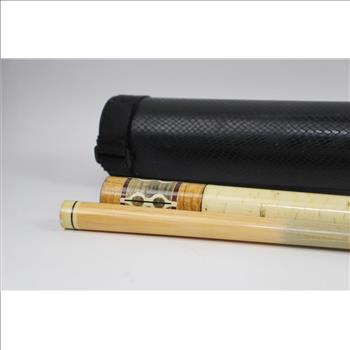 Leather Pool Cue Case With Pool Stick