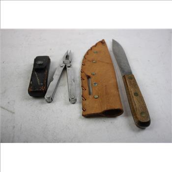 Leatherman And Other Knives, 2 Pieces