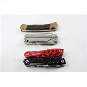 Leatherman And Other Knives, 3 Pieces