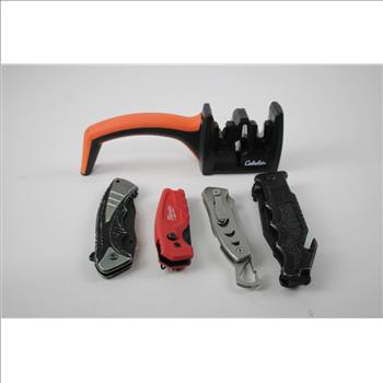 Leatherman And Other Knives, 5 Pieces