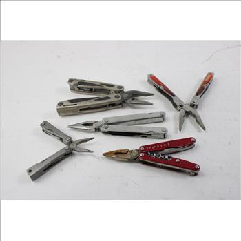Leatherman And Other Knives, 5 Pieces