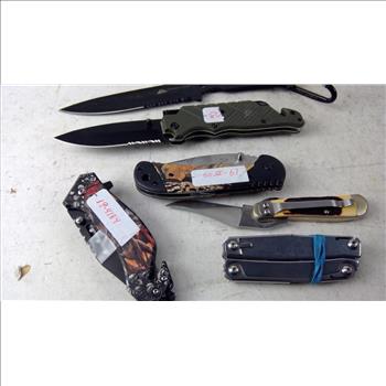 Leatherman And Other Knives, 6 Pieces