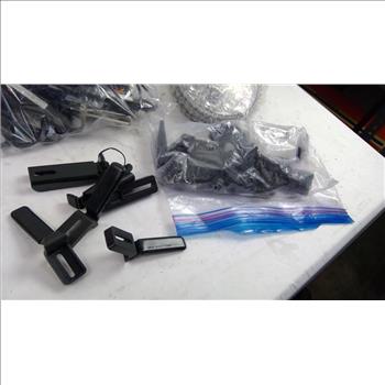 LED Lamp Kit, Round LED Orange/Red Lights, Clamp & Screw Mount Pieces, And More