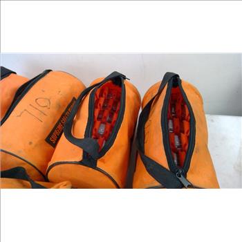 Led Road Flares Lot, Charging Case