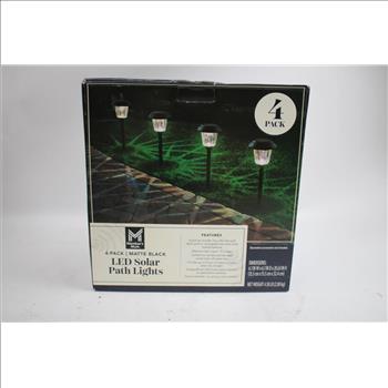 LED Solar Path Lights 4-Pack