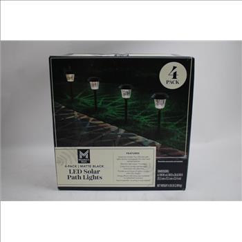 LED Solar Path Lights 4-Pack