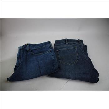 Lee's Cortez, Maverick, Regular Fit Denim Jeans, 36x34, And Dockers XL Belt, 4 Pieces