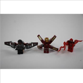 Lego Marvel Minifigure Bulk Lot, 3 Pieces