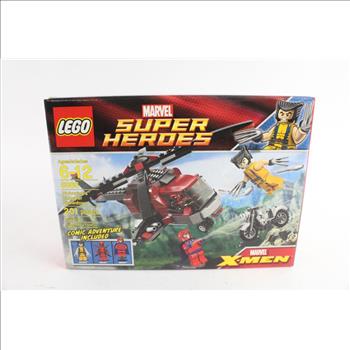 Lego Marvel Super Heroes X-Men Wolverine's Chopper Showdown Playset