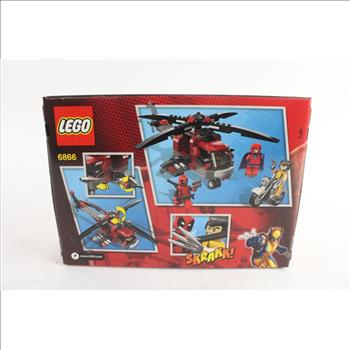 Lego Marvel Super Heroes X-Men Wolverine's Chopper Showdown Playset