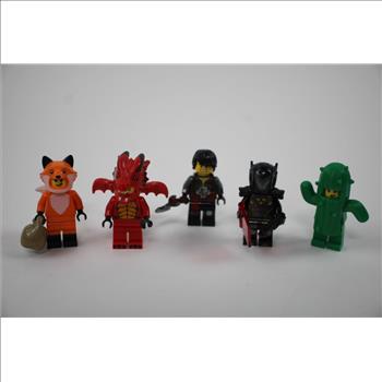 Lego Minifigure Bulk Lot, 11 Pieces