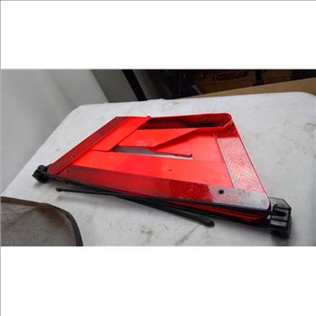 Leisure-Lift's Battery Charger, Stihl Safety Hat, Reflective Warning Sign, 3 Pieces