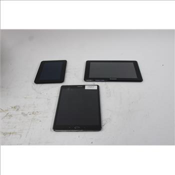 Lenovo, Samsung Tablet, Ipad And Amazon Kindle