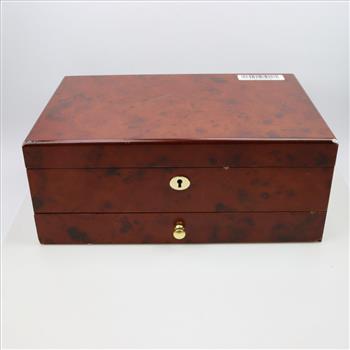 Lenox Eternity Maple Veneer Jewelry Box