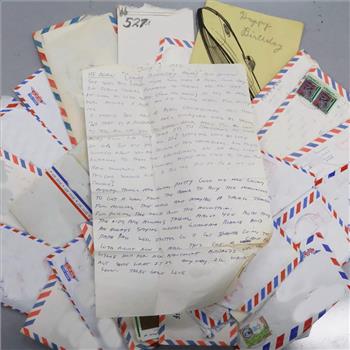 Letters With Foreign Stamps; 30+ Pieces