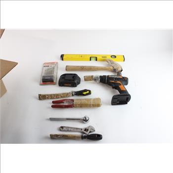 Level, Drill & More Tools, 6+ Pieces