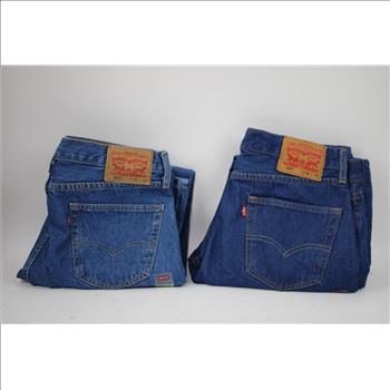 Levi 505, 514 Denim Jeans, W32xL32, 2 Pieces